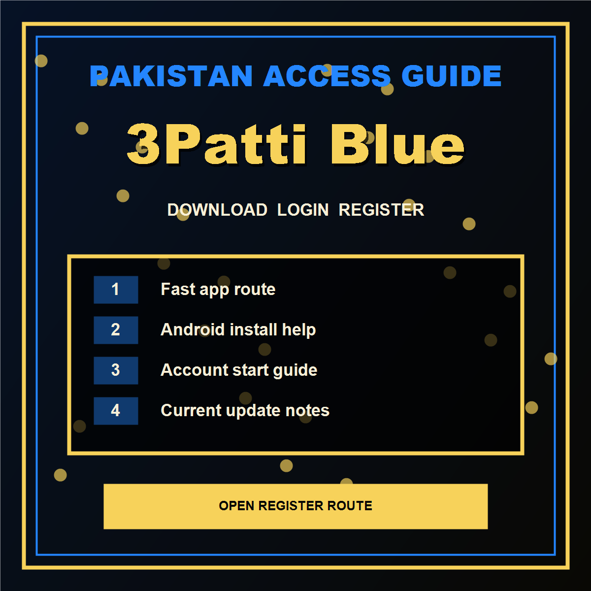 3Patti Blue Pakistan download, login and register support visual